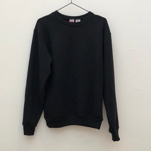 American Apparel Black Crew Sweatshirt Pullover XS